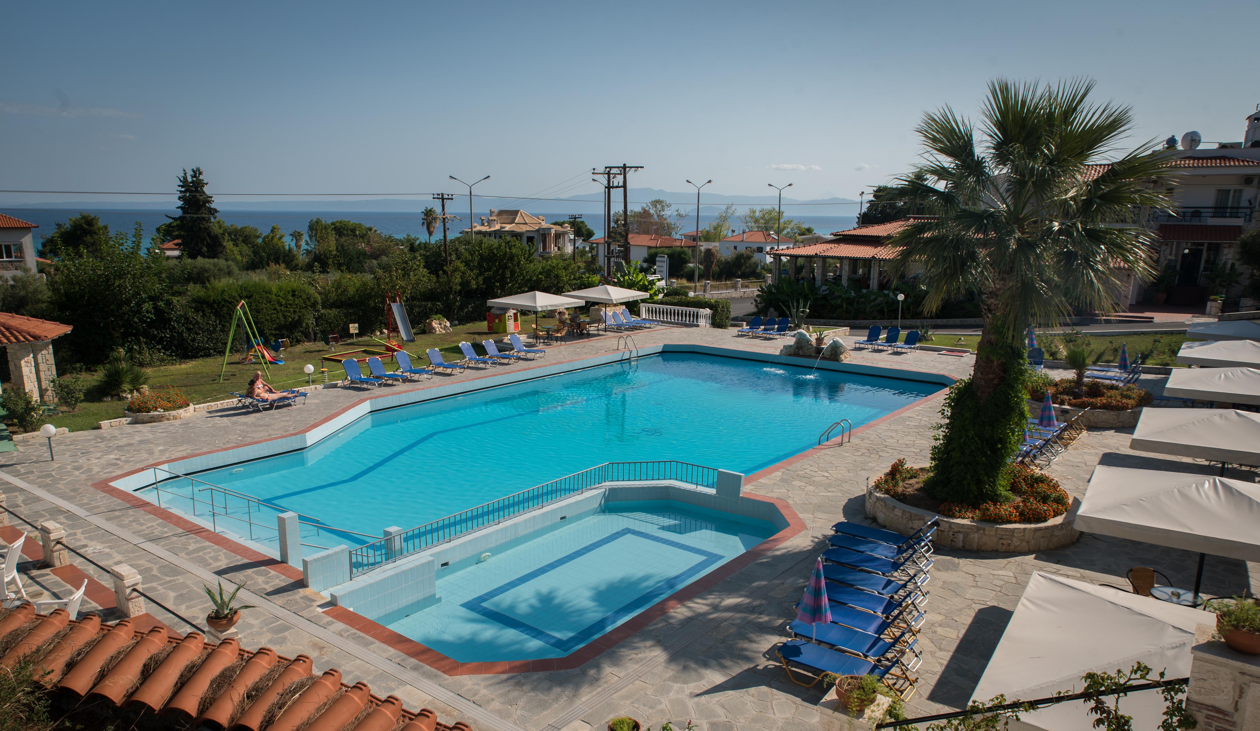 Halkidiki Palace Hotel โปไลโครโน ภายนอก รูปภาพ