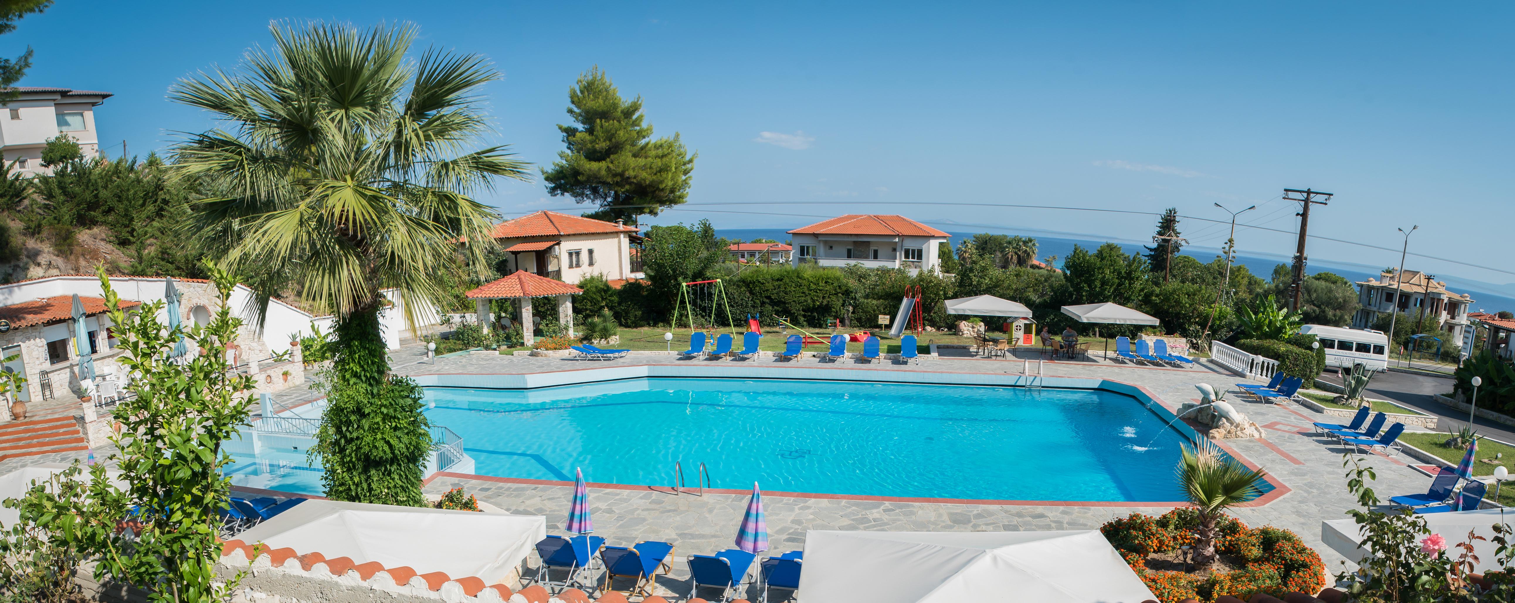 Halkidiki Palace Hotel โปไลโครโน ภายนอก รูปภาพ