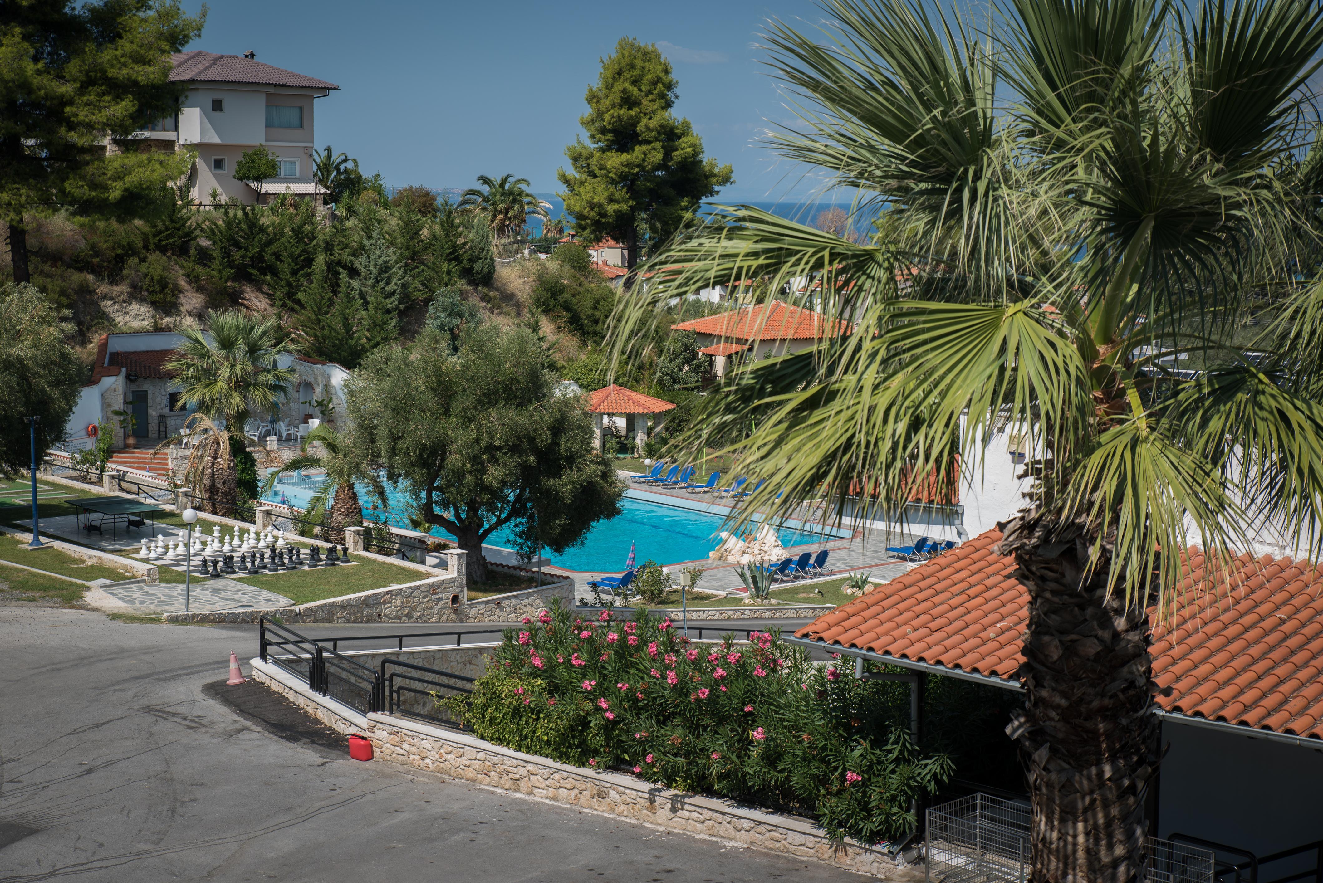 Halkidiki Palace Hotel โปไลโครโน ภายนอก รูปภาพ