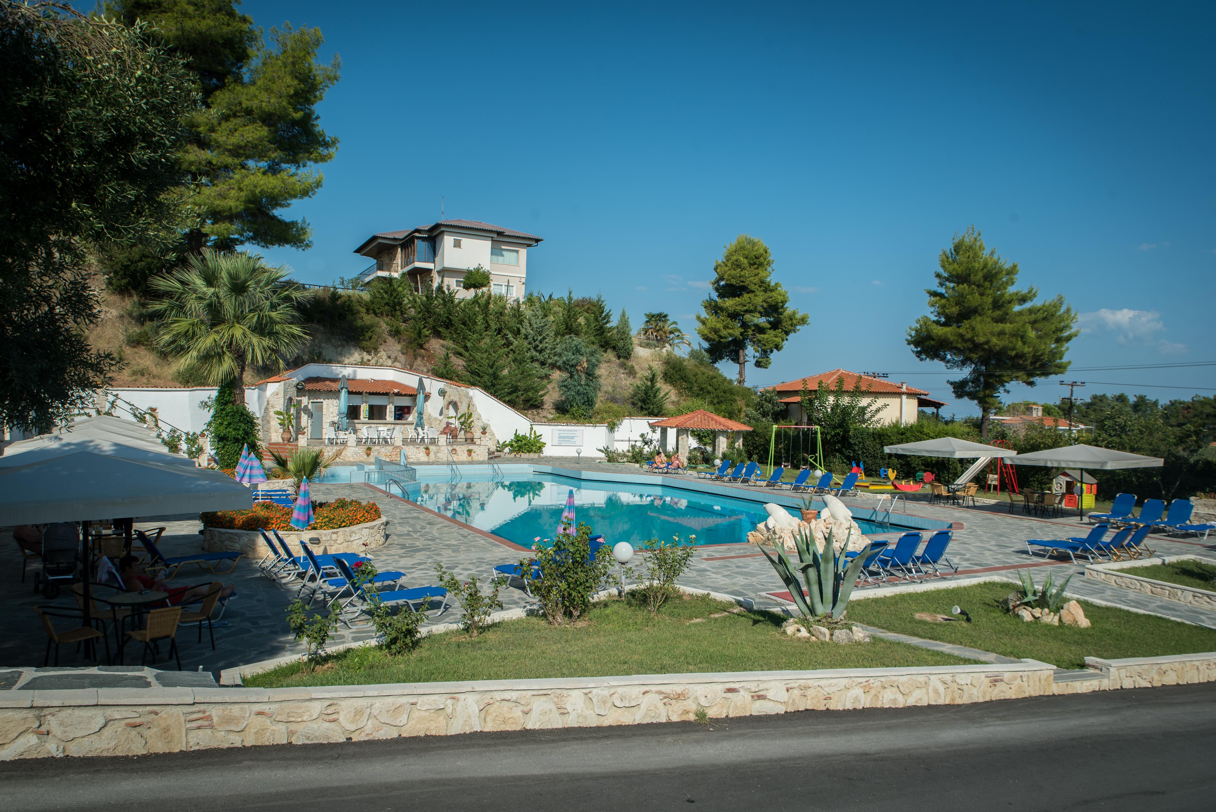 Halkidiki Palace Hotel โปไลโครโน ภายนอก รูปภาพ